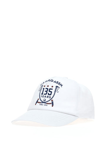 USPA Men Hat Docu135 White VR013 USPHAT57 US POLO ASSN.
